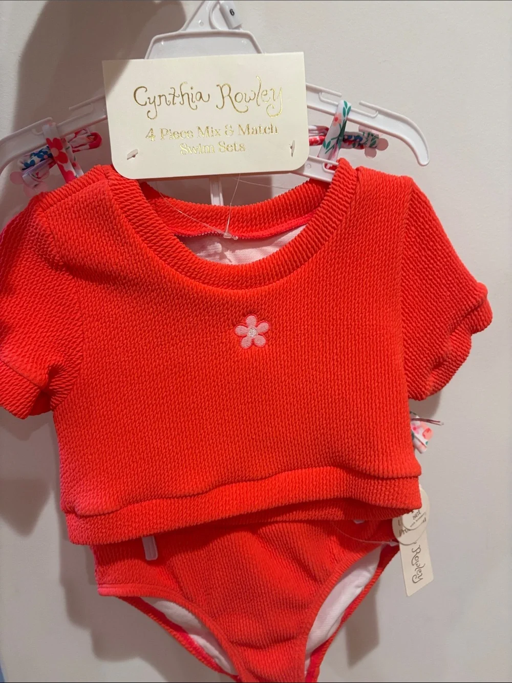 Cynthia Rowley 4 Piece Swim Set-size 6